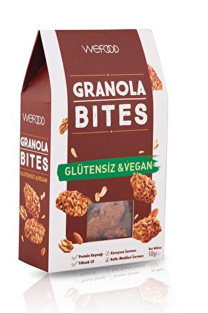 Glütensiz & Vegan Granola Bites (50 gr) - Wefood