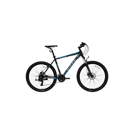 Bisan MTX 7050 V Fren 21 Vites 29 Jant Dağ Bisikleti Siyah Mavi 19 Kadro