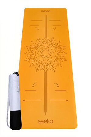 Seeka Yoga Pro Serisi Sun Yoga Matı - Turuncu