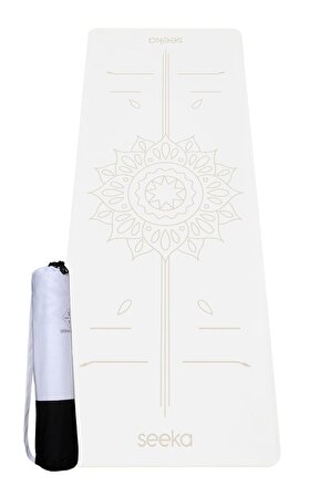 Seeka Yoga Pro Serisi Sun Yoga Matı - Beyaz