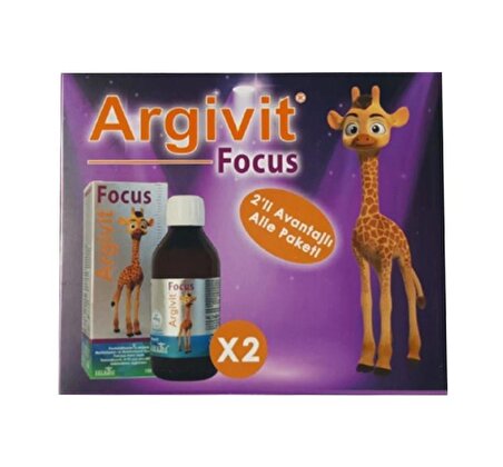 Argivit Focus Avantajlı Aile Paketi ( 2 Adet 150 Ml) Şurup