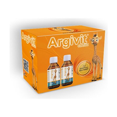 Argivit Classic  Şurup 150 ml - 2'li Avantajlı Aile Paketi