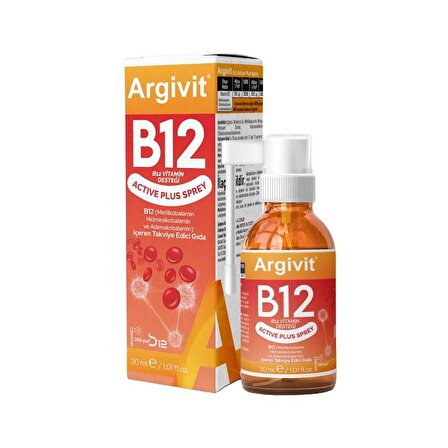 Argivit Vitamin B12 Sprey 30ml 