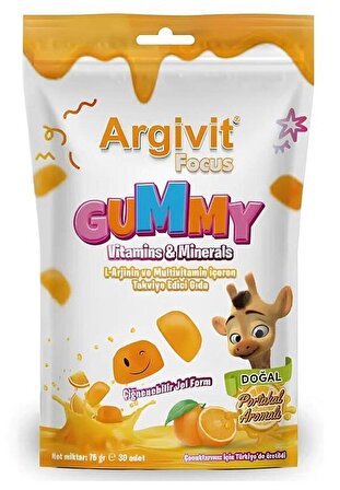 Argivit Focus Gummy 30 Çiğneme Tableti
