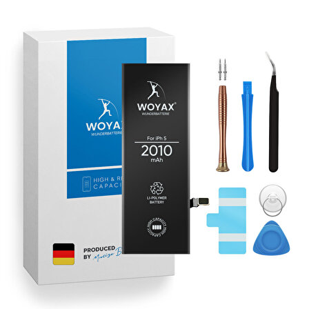 Woyax iPhone 5 Uyumlu Premium Batarya 2010 mAh
