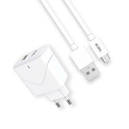 Deji Micro USB 18 Watt Hızlı Şarj Aleti Beyaz
