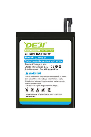 Deji Xiaomİ Redmi Note 6 Pro Batarya Mucize Batarya Deji / BN48