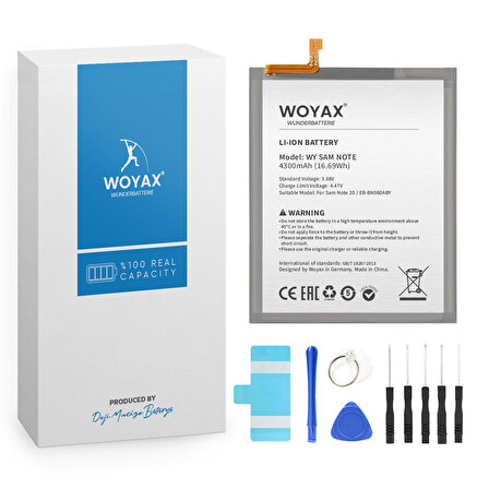 Woyax by Deji Samsung Galaxy Note 20 Batarya