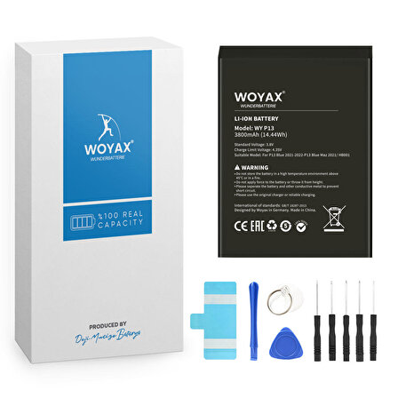 Woyax by Deji Reeder P13 Blue 2021 / P13 Blue 2022 / P13 Blue Max 2021 Batarya