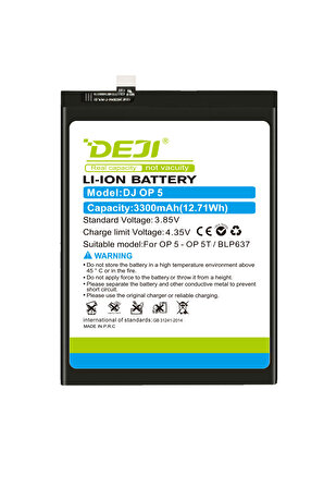 Deji OnePlus 5 / OnePlus 5T Batarya Mucize Batarya Deji