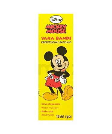 Yara Bandı Mickey Mouse 10'lu