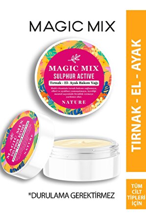 Magic Mix Active Sulphur Güçlendirici Ve Besleyici Tırnak Yağı 50 ml