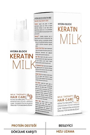 BOOM BUTTER Keratin Milk (Sütü) HIZLI UZAMA DÖKÜLME KARŞITI Saç Spreyi 150ML