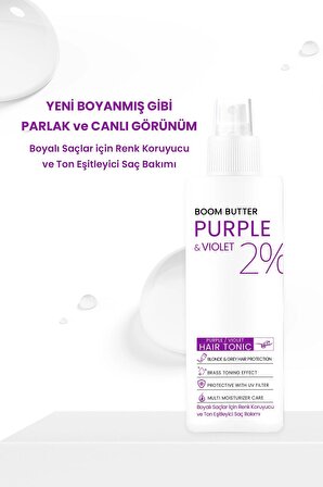 Renk ve Saç Yapısını Koruyucu Purple Mor Saç Toniği 150ML