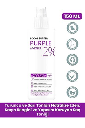 Renk ve Saç Yapısını Koruyucu Purple Mor Saç Toniği 150ML
