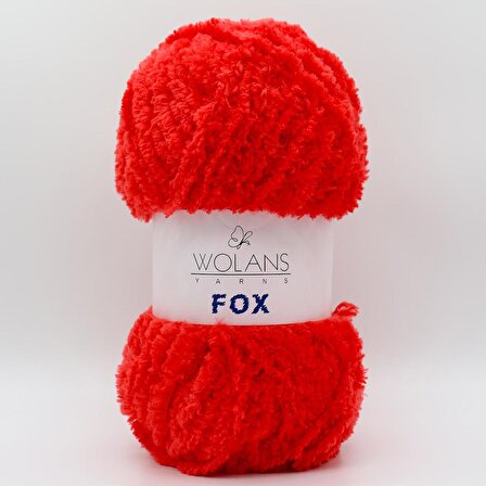 Wolans Fox El Örgü İpliği - 110-08 Kırmızı