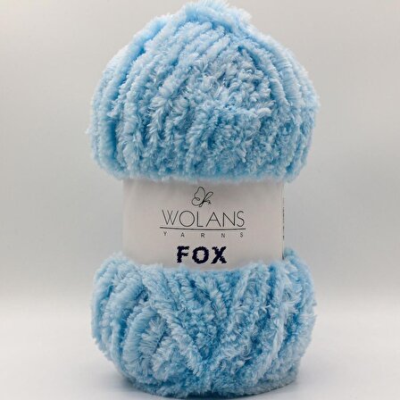 Wolans Fox El Örgü İpliği - 110-11 Açık Mavi