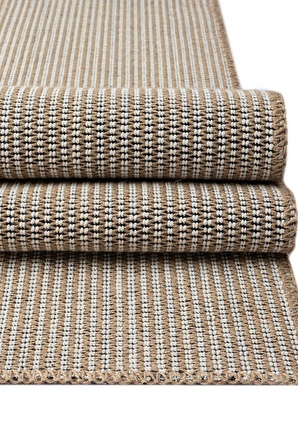 Friolero 2573 Naturel Jüt Halı Modern Örme Kilim