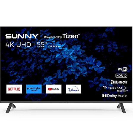 Sunny SN55FMN501 Frameless 4K Ultra HD 55" 140 Ekran Uydu Alıcılı Smart LED TV