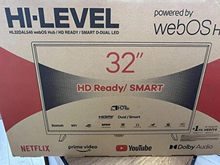 Hi Level 32"82 Ekran Webos HD Ready TV