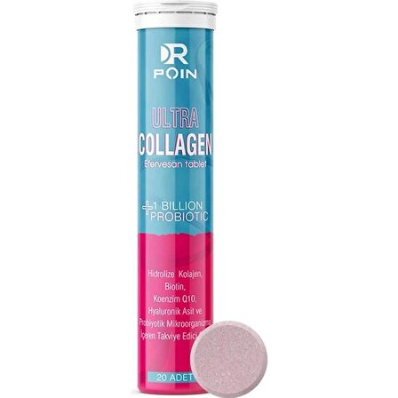 Dr Poin Ultra Collagen Efervesan Tablet 77 gr 20'li
