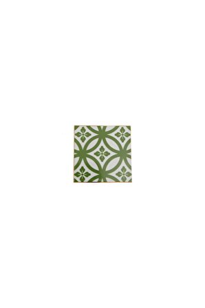 Porland Morocco Yeşil Bardak Altlığı 10x10cm