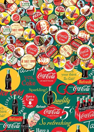 Art Puzzle Coca - Cola Kapakların Yolculuğu 15+ Yaş Orta Boy Puzzle 500 Parça