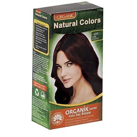 Natural Colors 6RR Alev Kızılı Organik Saç Boyası