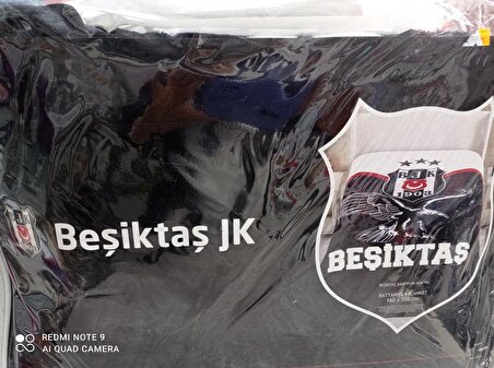 Taç Lisanslı Battaniye Tek Kişilik Beşiktaş Kartal