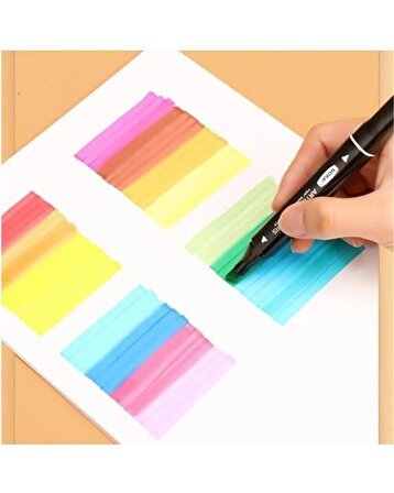 Nora Artists Çift Uçlu Marker Kalem 30 Renk