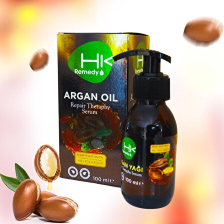HK Remedy Argan Saç Bakım Yağı 100 ml