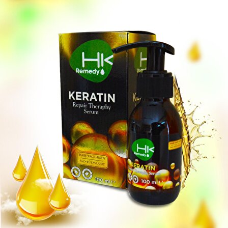 HK Remedy Keratin Saç Bakım Yağı 100 ml