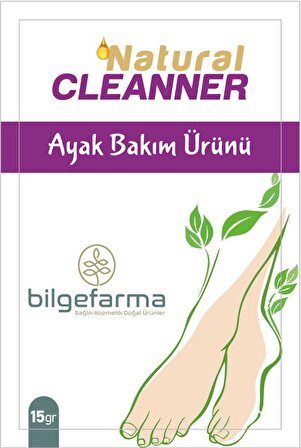 Natural Cleanner Ayak Bakım Ürünü 15gr ( Ayak Ve Ayakkabı Kokusu için ) 1 adet