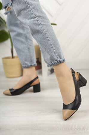 Muggo Lady Garantili Kadın Günlük Topuklu Ayakkabı