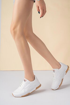 Muggo MGPARKER  Kadın Günlük Garantili Yürüyüş Koşu Sneaker Spor Ayakkabı