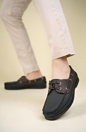Muggo Laxter Garantili Erkek Hakiki Deri Günlük Klasik Casual Ayakkabı