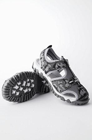 Muggo TWEETY Garantili Günlük Ortopedik Hafif Taban Önü Kapalı Cırtlı Unisex Çocuk Sandalet