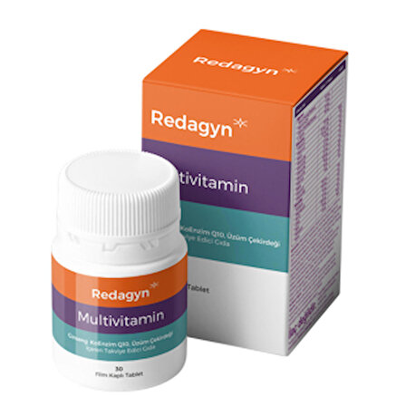 Redagyn Multivitamin 30 Film Kaplı Tablet