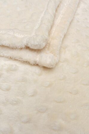 Aksu İpeksoft Boyunluk Hediyeli Tomurcuk Bebek Battaniy - Beyaz