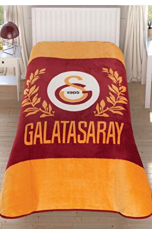 Kristal By Taç Galatasaray Lisanslı Tek Kişilik Battaniye