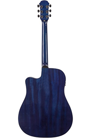 Aria ADW01CEBLS Cutaway Elektro Akustik Gitar