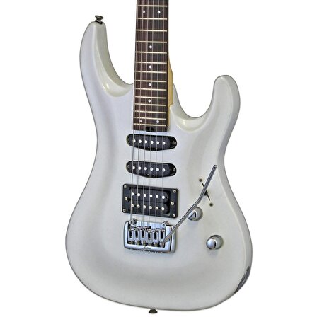 Aria Pro II MACSTDPWH Elektro Gitar HSS RW