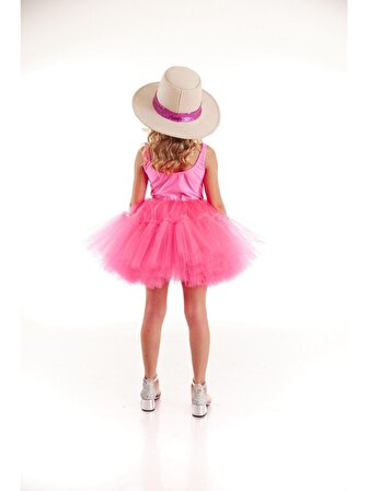 Barbie Şapkası - Güderi, Bej Rengi