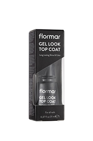 Gel Look Jel Görünüm Veren Oje Koruyucu Son Kat Tırnak Cilası