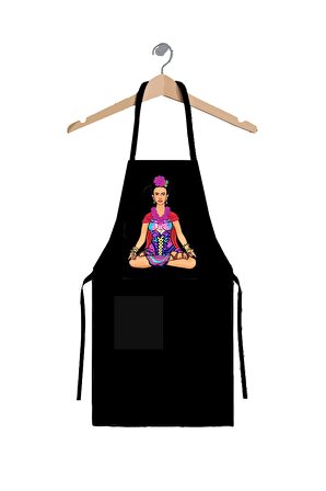 Frida Yoga Unisex Şef Mutfak Önlüğü