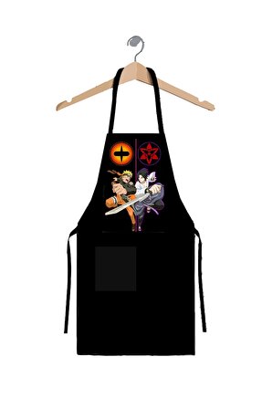 Naruto vs Minato Unisex Şef Mutfak Önlüğü