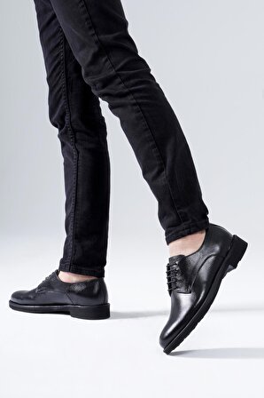 Hakiki Deri Erkek Klasik Ayakkabı Bağcıklı Casual Model