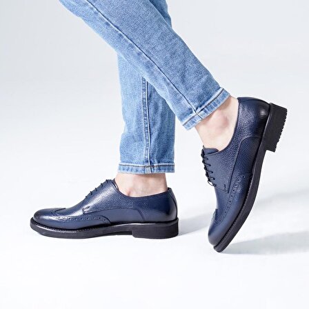 Hakiki Deri Erkek Klasik Ayakkabı Bağcıklı Oxford Ayakkabı