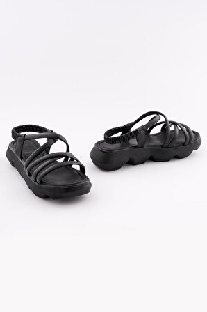 Kadın Sandalet Platform Tabanlı Yüksek Yazlık Ayakkabı