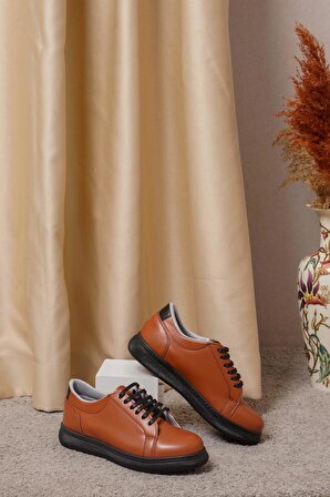 Kadın Bağcıklı Sneaker Rahat Tabanlı Günlük Spor Ayakkabı